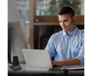 Yealink Yealink WH63 E2 UC Auricular DECT Inalámbrico Auricular inalámbrico DECT convertible con doble micrófono y conexión multidispositivo, ideal para