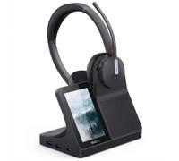 Yealink Yealink WH64 Duo Workstation Auricular DECT Bluetooth Auriculares inalámbricos profesionales con estación todo en uno, doble conectividad DECT y