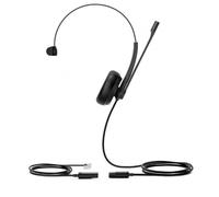 Yealink YHS34 Auriculares Alámbrico Diadema Oficina/Centro de llamadas Negro
