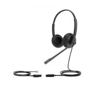 Yealink - YHS34 Lite Dual Auriculares Alámbrico Diadema Oficina/Centro de llamadas Negro
