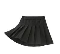 Yealoo Falda Corta Plisada para Niña Cintura Elástica Uniforme Falda con Interior Shorts