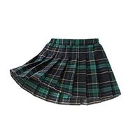 Yealoo Falda Corta Plisada para Niña Cintura Elástica Uniforme Falda con Interior Shorts