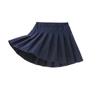 Yealoo Falda Corta Plisada para Niña Cintura Elástica Uniforme Falda con Interior Shorts