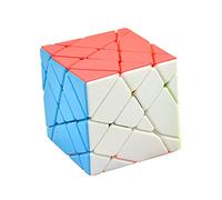 Yealvin Axis Cube, cubo mágico de velocidad de 4 x 4 x 4, cubo Fisher sin calcomanías, rompecabezas para niños
