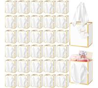 Yeaqee 100 mini bolsas de regalo de papel metálico con asas de 4 x 2.75 x 4.5 pulgadas, pequeñas bolsas de regalo pequeñas con etiqueta de agradecimiento para boda, graduación, fiesta de cumpleaños