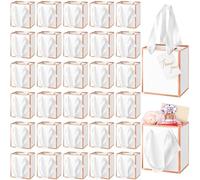 Yeaqee 50 mini bolsas de regalo de papel metálico con asas de 4 x 2.75 x 4.5 pulgadas, pequeñas bolsas de regalo pequeñas con etiqueta de agradecimiento para boda, graduación, fiesta de cumpleaños