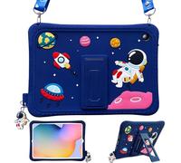 YeaQuelior Funda Infantil para Samsung Galaxy Tab A9 Plus de 11 Pulgadas 2023 (SM-X210/X216B/X218U),a Prueba de Golpes, de Silicona, Bonita Funda de Caricatura con Soporte para el Hombro