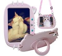 YeaQuelior Funda para niños para Lenovo Tab M11 Tablet de 11 Pulgadas 2024 (TB330FU/TB330XU), Resistente a los Golpes [Mango Giratorio 360°, Soporte Plegable] [Correa de Hombro]