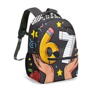 Year 6 Leavers - Mochila de 16 pulgadas para niños, mochila de escuela primaria con impresión completa 360, mochila para estudiantes de 6 a 7 años, 03., L, Casual