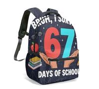 Year 6 Leavers - Mochila de 16 pulgadas para niños, mochila de escuela primaria con impresión completa 360, mochila para estudiantes de 6 a 7 años, 15, L, Casual