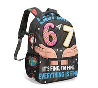 Year 6 Leavers - Mochila de 16 pulgadas para niños, mochila de escuela primaria con impresión completa 360, mochila para estudiantes de 6 a 7 años, 01., L, Casual