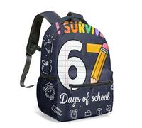 Year 6 Leavers - Mochila de 16 pulgadas para niños, mochila de escuela primaria con impresión completa 360, mochila para estudiantes de 6 a 7 años, 02., L, Casual