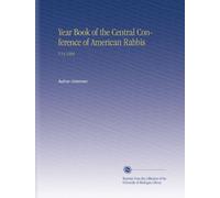 Year Book of the Central Conference of American Rabbis: V.14 1904