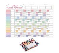 Year Calendar Double-Sided 12 Months - Large Wall Planner