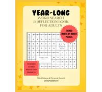 Year-Long Word Search & Reflection Book for Adults: Themed Month By Month Puzzles With Guided Activity Prompts for Mindfulness & Personal Growth
