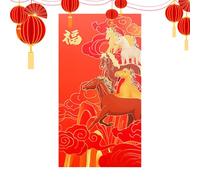 Year of Horse Red Envelopes, Portable Cash Money Packets for Chinese New Year, Spring Festival, Wedding, Christmas, Birthday, Home Gathering, Family, Friends, Kids & Adults