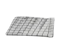 Year of The Dog Mascot Simulation Cloth Barking Little Sleeping Dog Toy. Inodoro para perros para interiores (blanco, talla única)