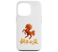 Year of The Fire Horse 2026 Lunar New Year Chinese Horse Carcasa para iPhone 13 Pro
