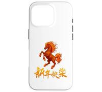 Year of The Fire Horse 2026 Lunar New Year Chinese Horse Carcasa para iPhone 16 Pro