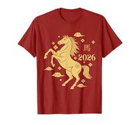 Year of The Horse 2026 Chinese New Year Zodiac Lunar Camiseta