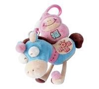 Year of the Horse 2026 - Colgante de mascota de peluche para bolso 2026 | Adorno de animal de peluche para adultos, familiares, amigos, mochila, bolso, viajes, al aire libre