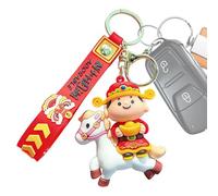 Year of The Horse Bag Charm - Silicone Bag Pendant, 2026 Cute Horse Keychain ZodiacPendant, Funny Cartoon LuckyCharm | For Women, Girls, Kids, Handbag, Backpack, Car, Office, School, Party Favors