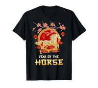 Year of The Horse Chinese Zodiac Lucky Coin Wealth Prosperit Camiseta