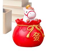 Year Of The Horse Figurine,Fortune Symbolism Holiday Table Decor, Versatile Tabletop Holiday Sculpture - For Bookcase Window Sill Bookshelf Dressing Table Nightstand Bedside Study Bedroom Living Room