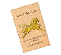 Year of the Horse Hug - 2D Acrylic Inspirational Souvenir, Motivational Horse Year Cards | Gift for Kids, Teens, Adults, Students, Home, Travel, Work, Meetings, Waiting Rooms, Studying, Team Incentive