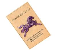 Year Of The Horse Hug - 2D Acrylic Inspirational Souvenir | Tarjeta motivacional para niños adolescentes adultos estudiantes Home Travel Work Meetings Waiting Rooms Studying Team Incentives And Others