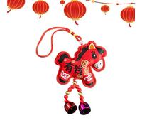 Year Of The Horse Ornament - Imitation Embroidery Seasonal Decoration | Horse Year Mascot Pendant | For Home Office Staircase Wall Garden Car Display, Auspicious Wealth Sachet Gift For Holidays Events