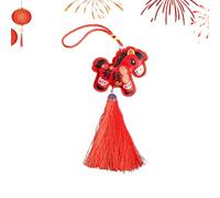 Year Of The Horse Ornament - Imitation Embroidery Seasonal Decoration | Horse Year Mascot Pendant | For Home Office Staircase Wall Garden Car Display, Auspicious Wealth Sachet Gift For Holidays Events