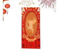Year of the Horse Red Envelopes - Pull Out Holiday Supplies, Festive Cash Holders with Traditional Design, New Year Money Gift Envelopes for Business Culture Collectors, Wedding Birthday Family Gather