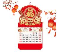 Year of the Horse Wall Calendar, Planning Tools, 2026 Horse Year Hangable Calendar for Students Teachers Artists Home School Living Room Bedroom Study Restaurant Classroom Offices