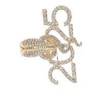 Year of The Snake Charm Stick Pins Stage Lamp Decoration Prop Wand Pendant Rhinestone Brooch Steamed Bun Basket Decorate Cute Silver Rhinestones
