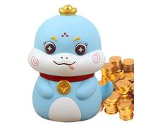Year of The Snake Money Bank, Cute Snake Cash Coin Box, Large Capacity