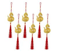 Year of The Snake Ornaments, Snake Pendants, Chinese New Year Decorations, Fengshui Snake Amulet, Snake Statue Ingot Charm, Car Tassels Pendant, Fortune Wealth Success Charm, Snake Decor, Lunar