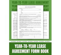 Year-to-Year Lease Agreement Form Book: Comprehensive Legal Forms for Landlords and Property Managers | 60 Forms, All on One Side.