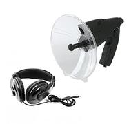 Yearninglife Micrófono Direccional Parabólico, Monocular 8X Para Escuchar Pájaros, Telescópico Con Alcance de 100 Metros