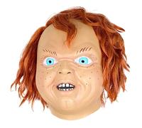 Yearsahrk Chucky Horror Ghost Máscara - Scary Killer Disfraz de cabeza completa para carnaval, Halloween, cosplay