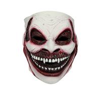 Yearsahrk Máscara de terror Bray Wyatt, máscara de demonio, máscara espeluznante de látex, payaso, carnaval, Halloween, cosplay (máscara fantasma)