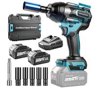 YEARTOP Pistola de Impacto a Batería 1000 Nm compatible con Makita 18V