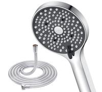 Alcachofa de Ducha Alta Presion - YEAUPE Alcachofa de ducha con Manguera de 1,6M, Antical Alcachofa Ducha de Agua Cabezal de ducha con 6 Modos,Extraíble Ahorro de Agua Cabezal de ducha