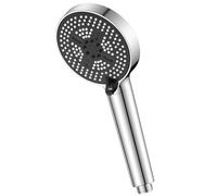 YEAUPE PRO Alcachofa de ducha con 2 filtros, 6 funciones, cabezal de ducha de 110 mm, cromado, incluye elimina el cloro y la cal para el cuidado de la piel y el cabello