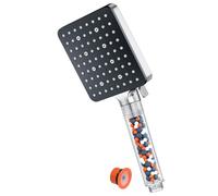 YEAUPE PRO Alcachofa de Ducha con Filtro, Cabezal de Ducha Alta Presión Antical, 6 Modos de Rociado, Alcachofa de Ducha Cuadrada Grande 115 * 100 mm, Cromado