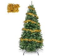 YEAUPE PRO Árbol de Navidad Artificial de 180 cm | 800 Puntas de PVC | Conexión de 3 Secciones, Incluye Base | para Hogar, Sala de Estar y Hotel