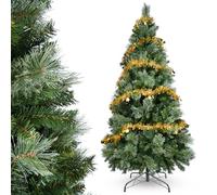 YEAUPE PRO Árbol de Navidad Artificial de PVC 160cm con 800 Puntas, 3 Partes para Montaje Fácil, Compacto, Base Metálica