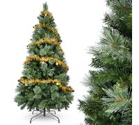 YEAUPE PRO Árbol de Navidad Artificial de PVC 170cm con 800 Puntas, 3 Partes para Montaje Fácil, Compacto, Base Metálica