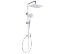 YEAUPE PRO Columna de Ducha Acero Inoxidable sin Mezclador, Ducha de lluvia 30 * 20CM, Teleducha Regulable en 3 Modos, Barra de Ducha Regulable en Altura de 65 a 102CM Set Ducha