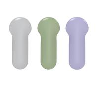YEAUPE PRO Juego de elevador de tapa de inodoro, juego de 3 piezas, montaje sin herramientas, color morado, gris/verde opcional